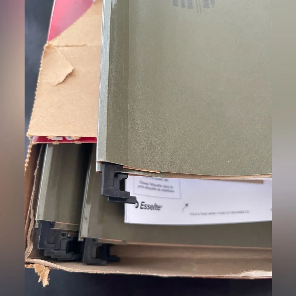 Pendaflex SureHook Hanging Folders, 20 New Hunter Green File Cabinet